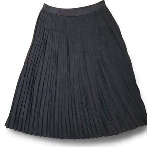 Opus‎ Black Pleated Midi Skirt Size 34